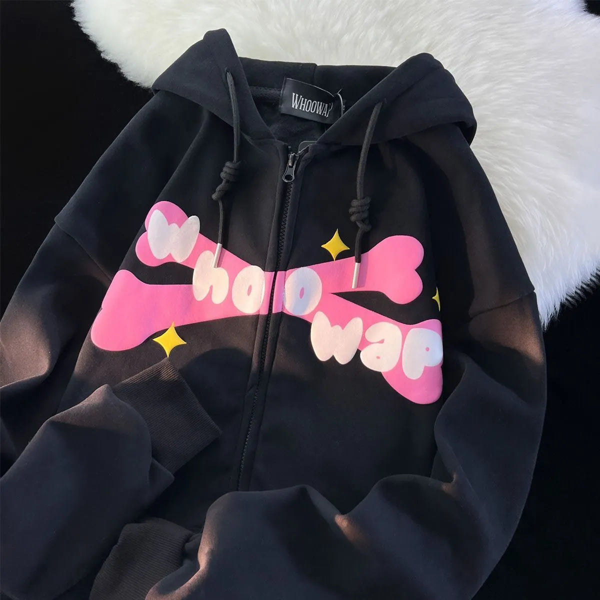 Harajuku Devil Embroidery Hoodie - Hoodies & Sweatshirts - Clothing - 4 - 2024