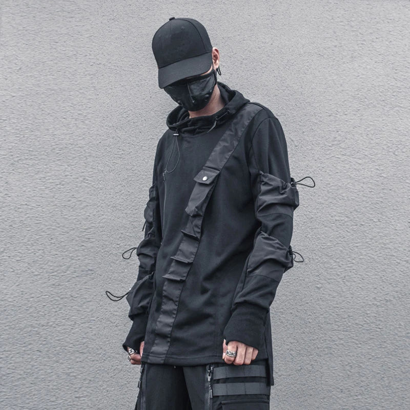 Harajuku Multi-Pocket Techwear Hoodie - Hoodies & Sweatshirts - Clothing Accessories - 3 - 2024