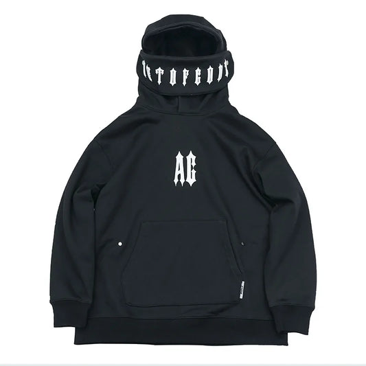 Harajuku Removable Collar Techwear Hoodie - Black / M 45-65kg - Hoodies & Sweatshirts - Shirts & Tops - 6 - 2024