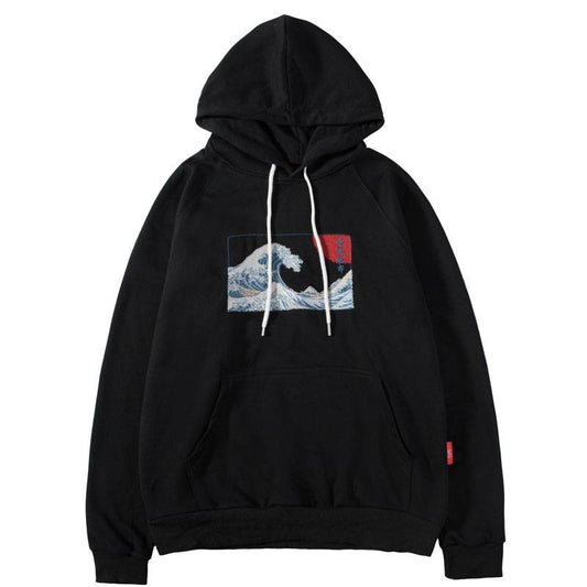 Harajuku Wave Hoodie - Hoodies & Sweatshirts - Shirts & Tops - 2 - 2024