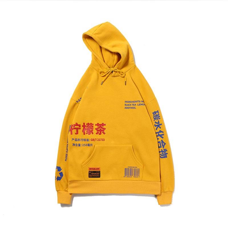 The Lemon Tea Hoodie - Yellow / XL - Hoodies & Sweatshirts - Shirts & Tops - 7 - 2024
