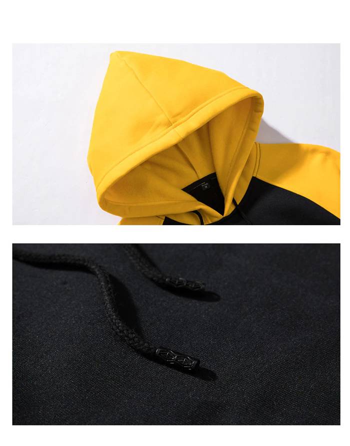 Men’s Autumn Patchwork Hoodie - Hoodies & Sweatshirts - Shirts & Tops - 11 - 2024