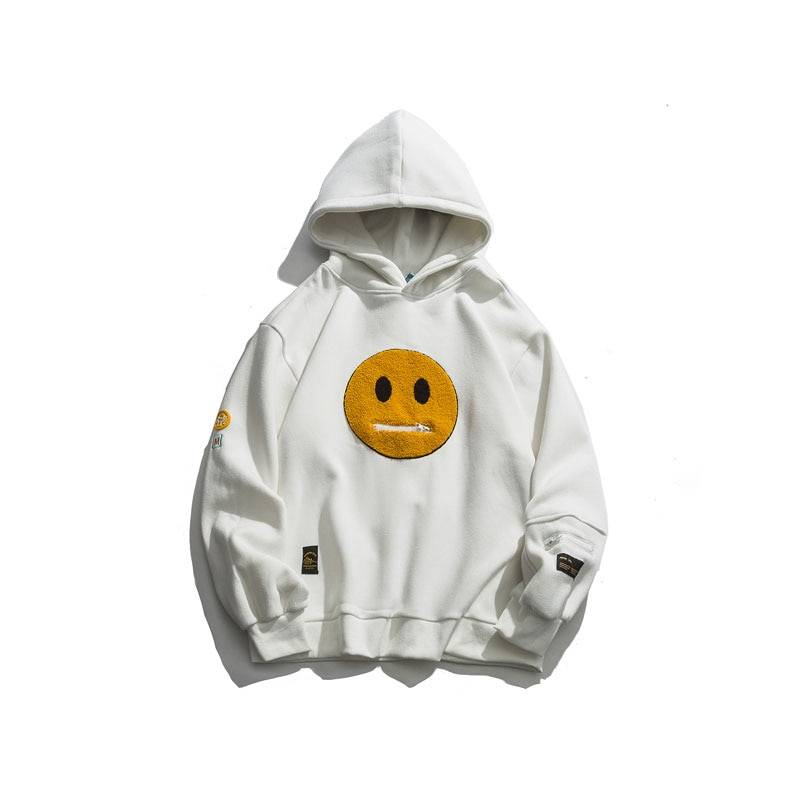 Men’s Emoji Themed Hoodie - White / XL - Hoodies & Sweatshirts - Shirts & Tops - 14 - 2024