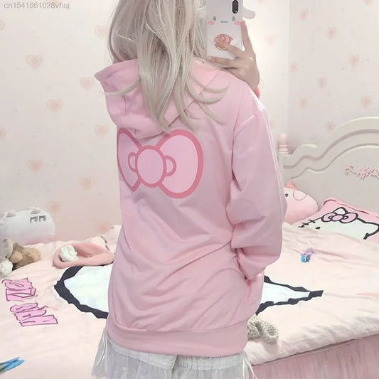Sanrio My Melody Pink Hoodie - Hoodies & Sweatshirts - Shirts & Tops - 2 - 2024