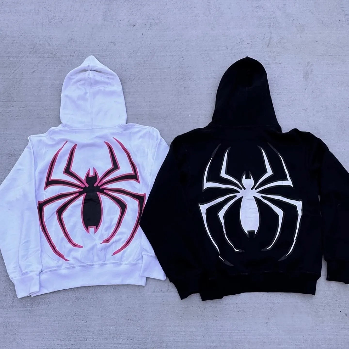 Spider Print Hoodie - Hoodies & Sweatshirts - Shirts & Tops - 3 - 2024