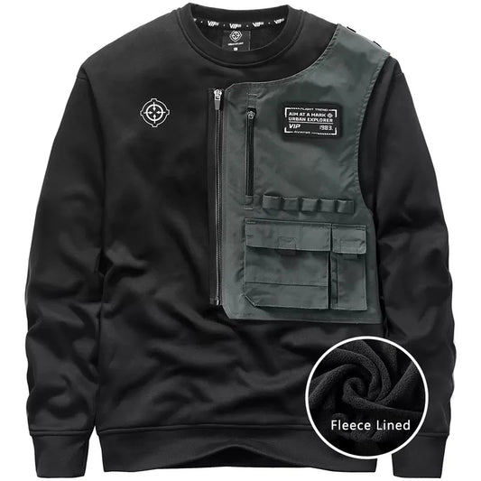 Tactical Techwear Hoodie with Fleece Lining - Fleece Lined / M - Hoodies & Sweatshirts - Shirts & Tops - 1 - 2024