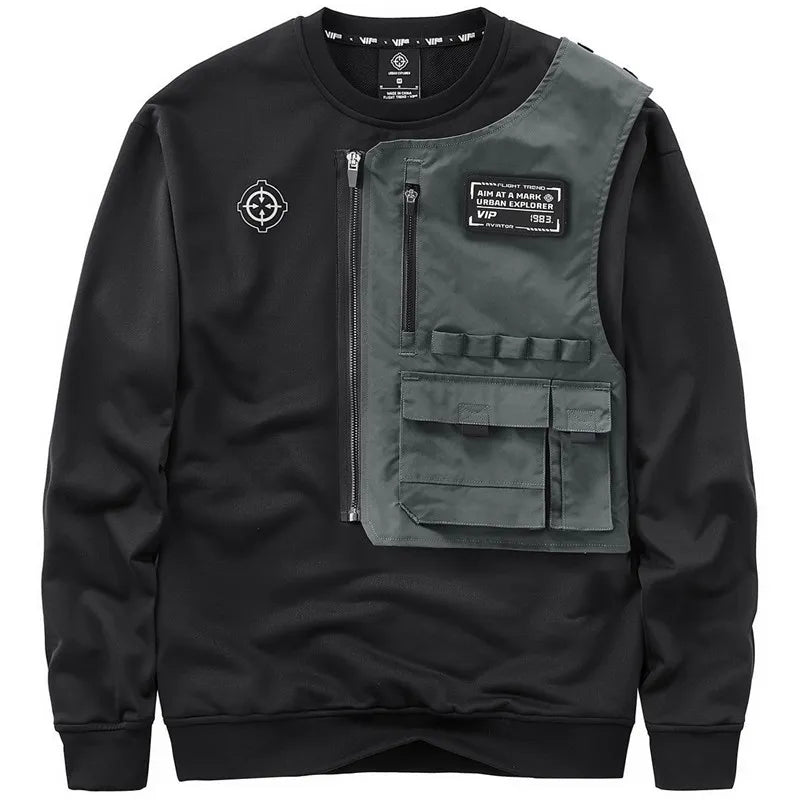 Tactical Techwear Hoodie with Fleece Lining - Sweatshirt / M - Hoodies & Sweatshirts - Shirts & Tops - 6 - 2024