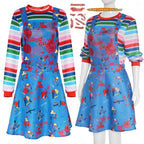 Chucky-Inspired Horror Doll Cosplay Dress - All Dresses - Cosplay - 1