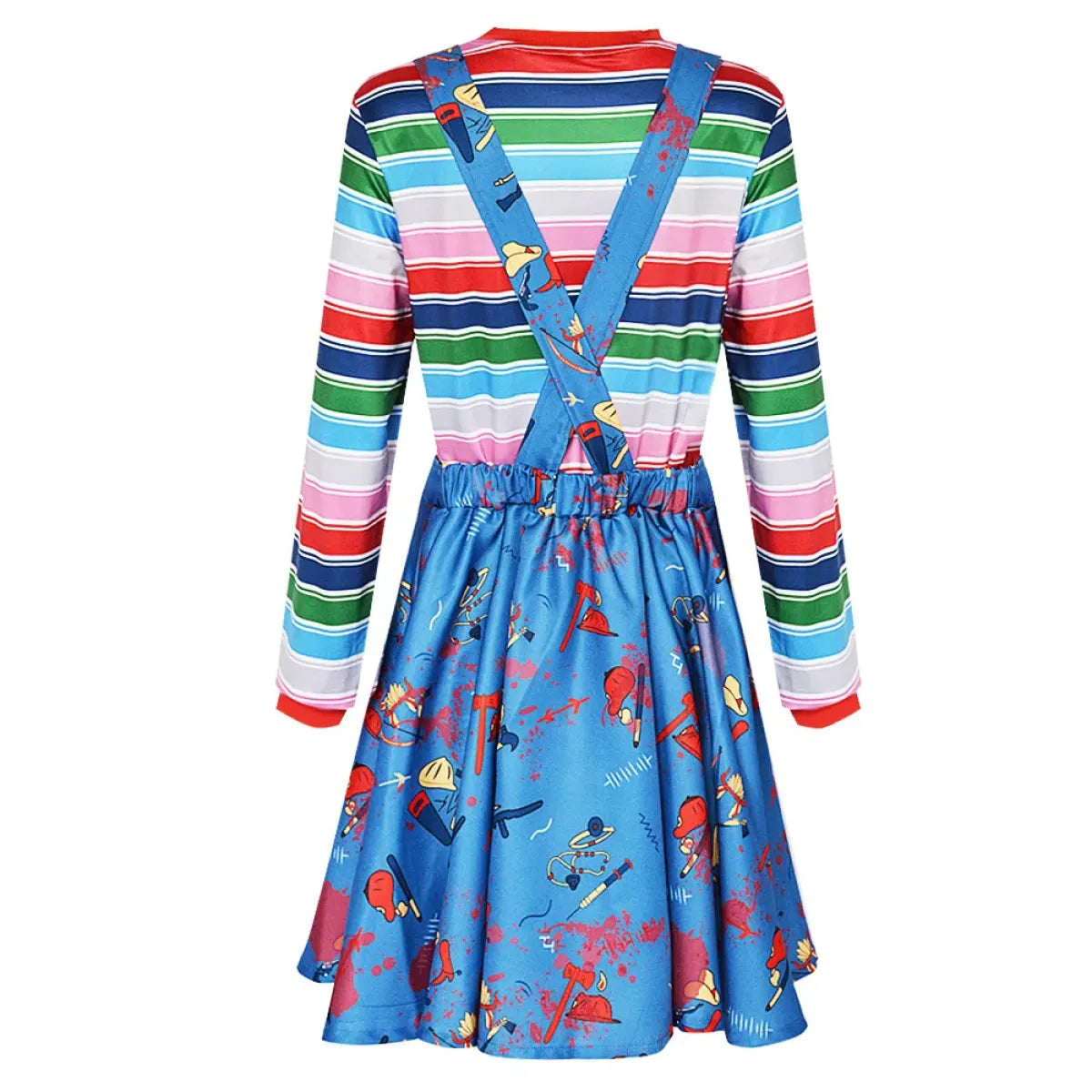 Chucky-Inspired Horror Doll Cosplay Dress - All Dresses - Cosplay - 2