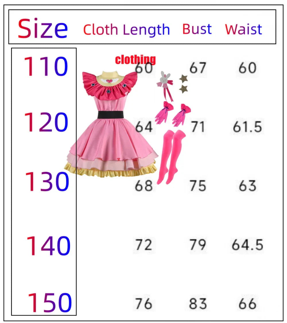 OSHI NO KO Ai Hoshino Cosplay Costume - Lolita Pink Uniform Dress - All Dresses - Costumes - 18 - 2024