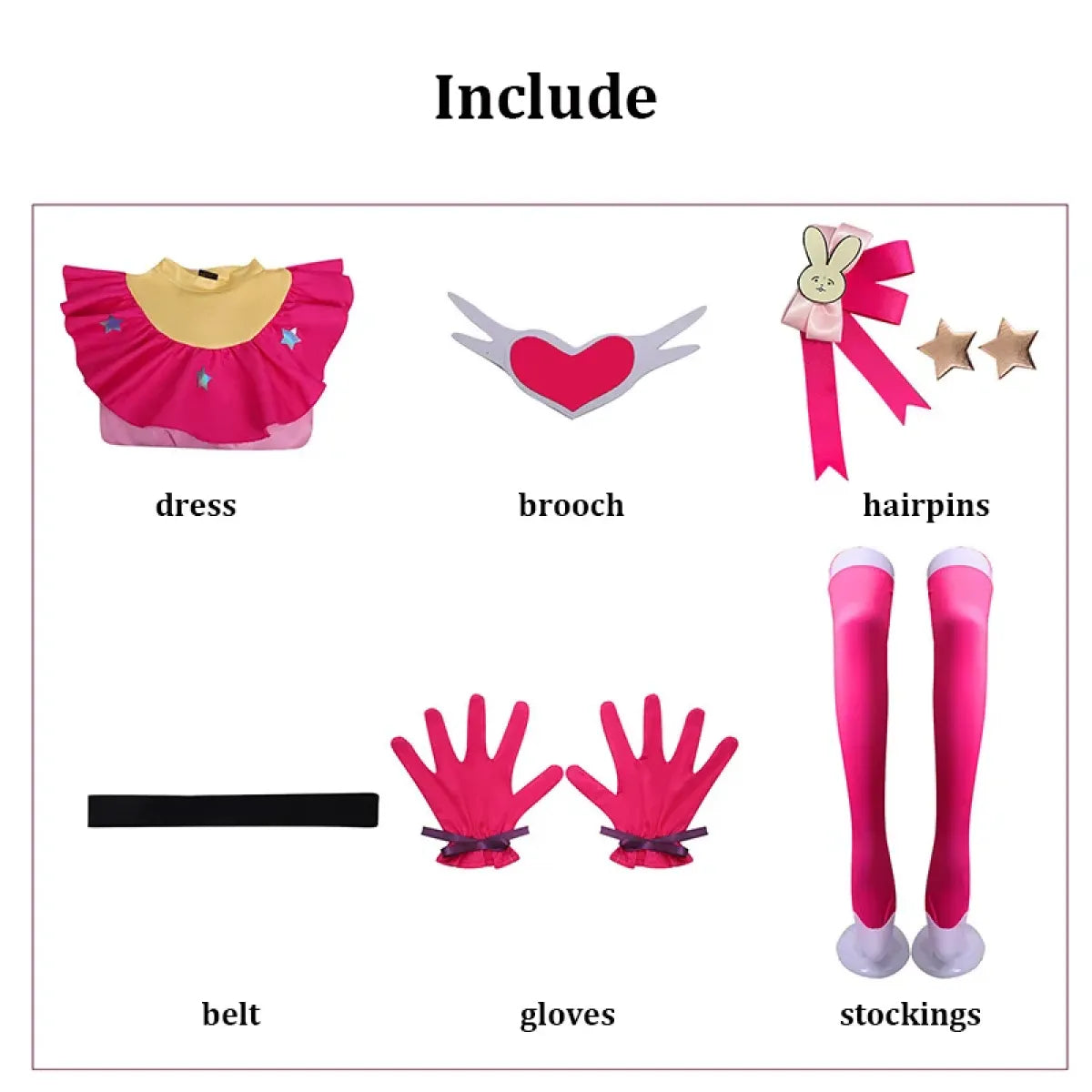 Ai Hoshino Idol Cosplay Dress Set – Oshi no Ko - All Dresses - Cosplay - 8