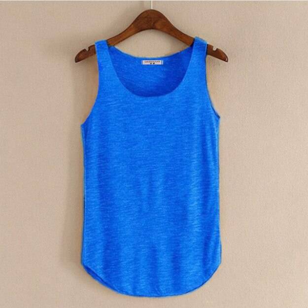 Hot Summer Fitness Tanks - Navy Blue / One Size - Women’s Clothing & Accessories - Shirts & Tops - 24 - 2024