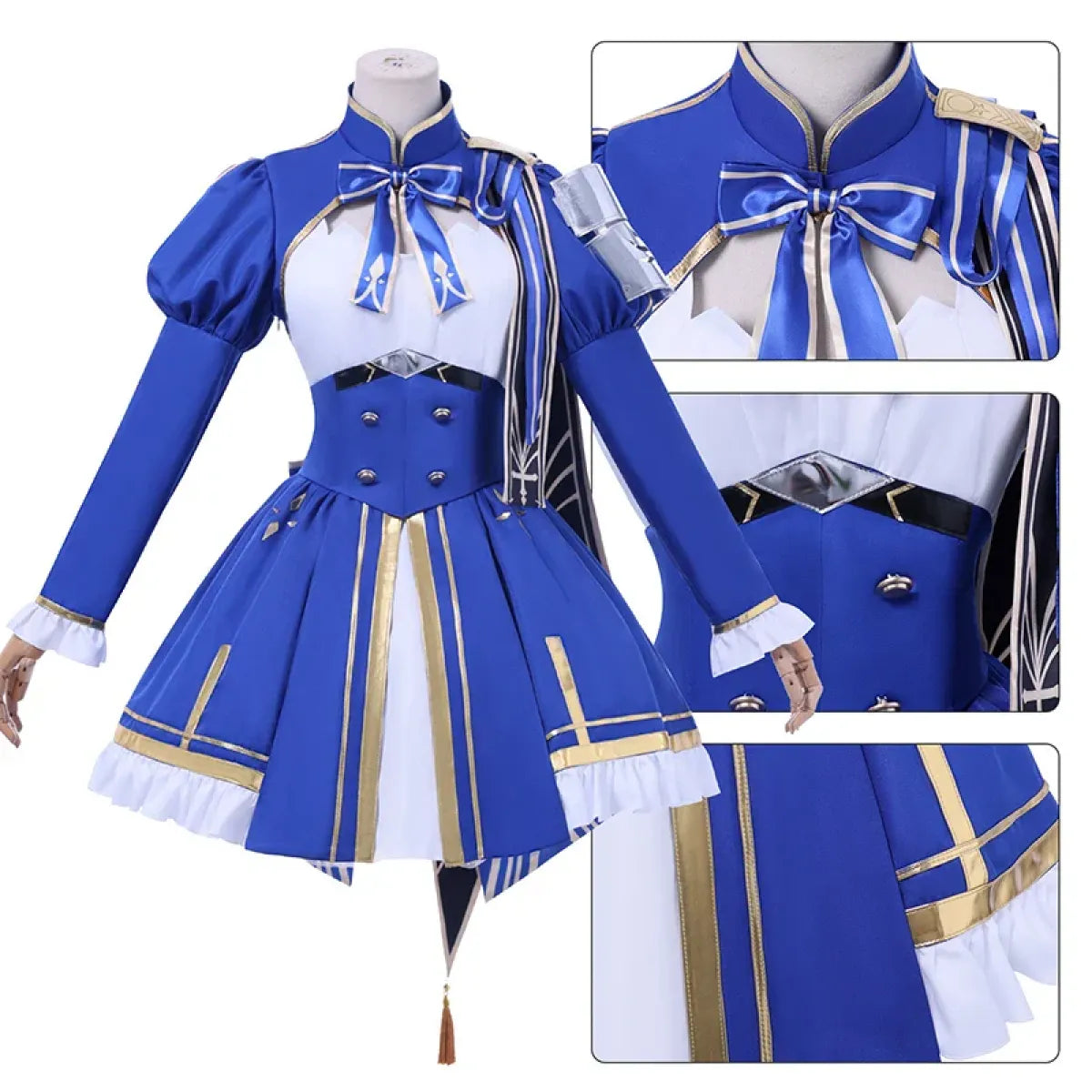 HSR Saber Cosplay Dress Set with Wig - All Dresses - Cosplay - 3