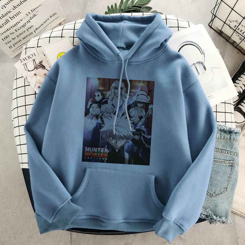 Hunter X Hunter Harajuku Sweatshirt - Hippie Blue / XXL - T-Shirts - Shirts & Tops - 38 - 2024