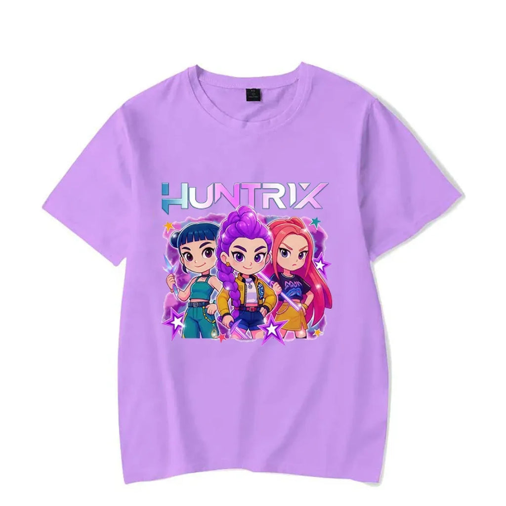 Huntrix Anime Girl Graphic T-Shirt - T-Shirts - T-Shirt - 5