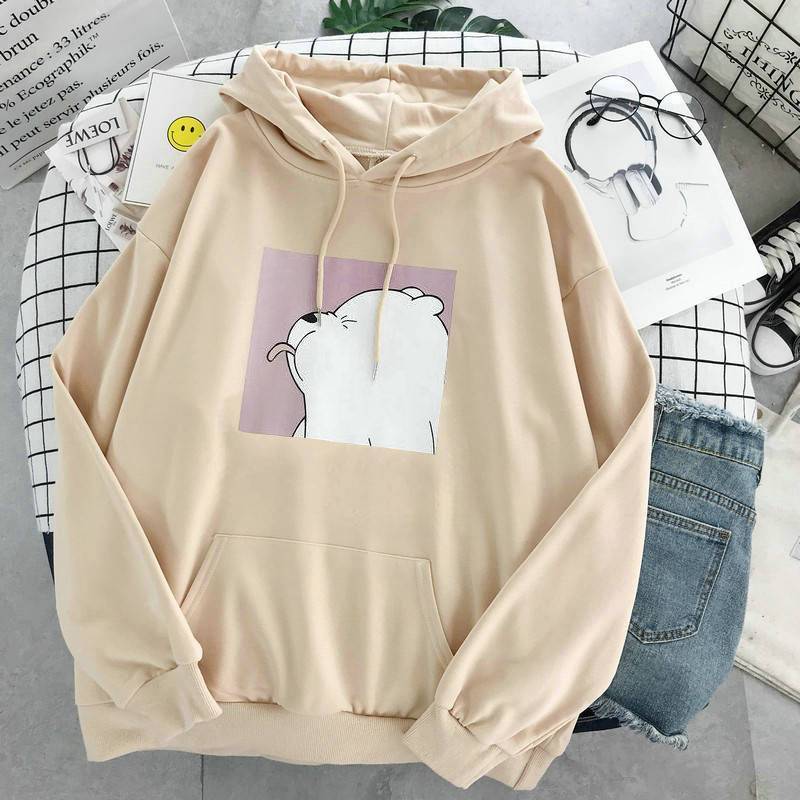 Comfy Ice Bear Hoodie - Women’s Clothing & Accessories - Shirts & Tops - 6 - 2024