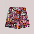 Ice Cream Skull Print Quick-Dry Swim Shorts - Swimsuits - Swimsuit / Bikini / One-Piece Swimwear - 5
