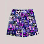 Ice Cream Skull Print Quick-Dry Swim Shorts - Swimsuits - Swimsuit / Bikini / One-Piece Swimwear - 6