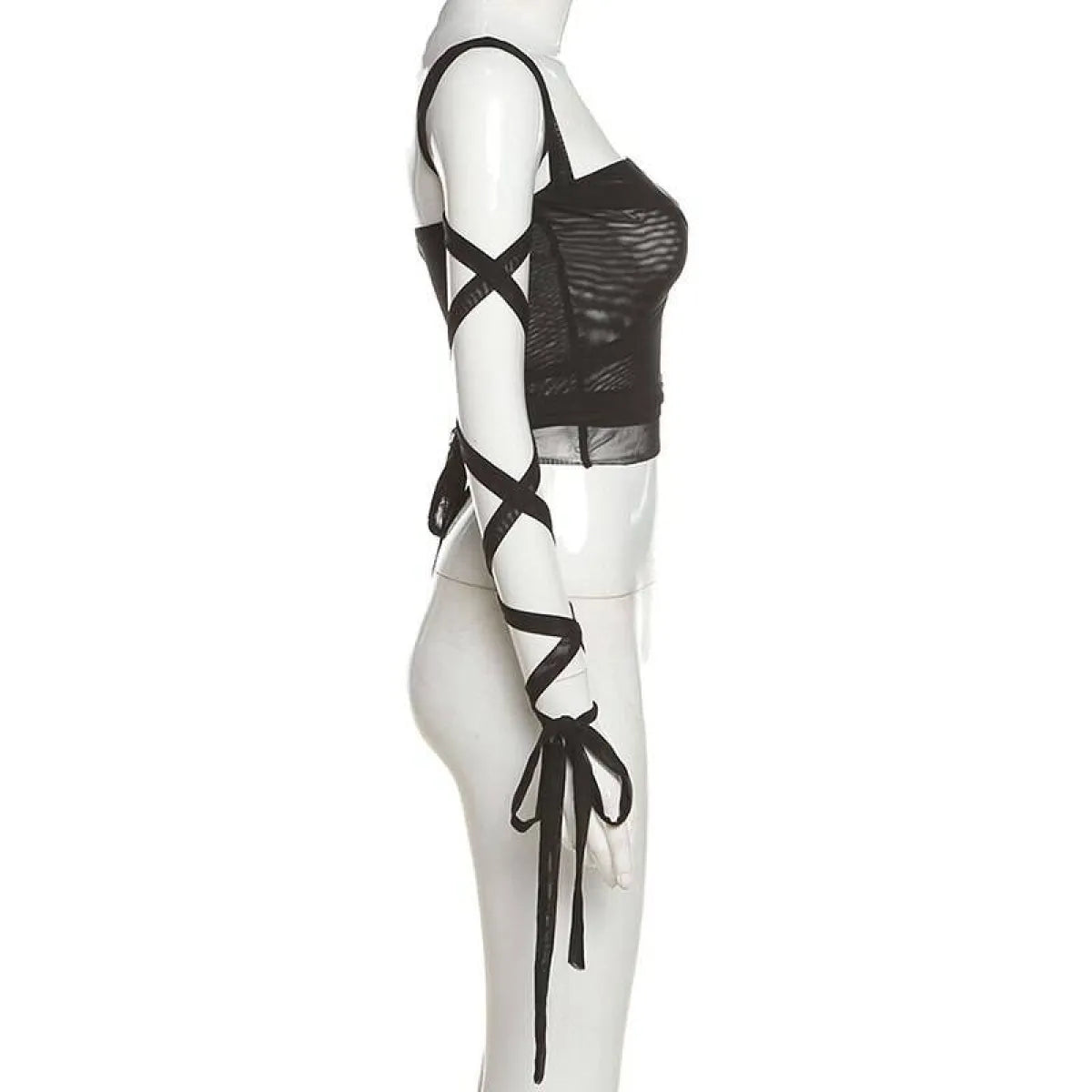 Dark Ice Punk Lace Camis - Women’s Clothing & Accessories - Sleeveless - Asymmetric - Camis - 7