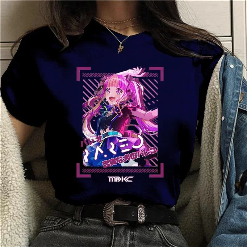 K-Pop Idol Anime Graphic Tee - Dark Blue / S - T-Shirts - Shirts & Tops - 3 - 2024