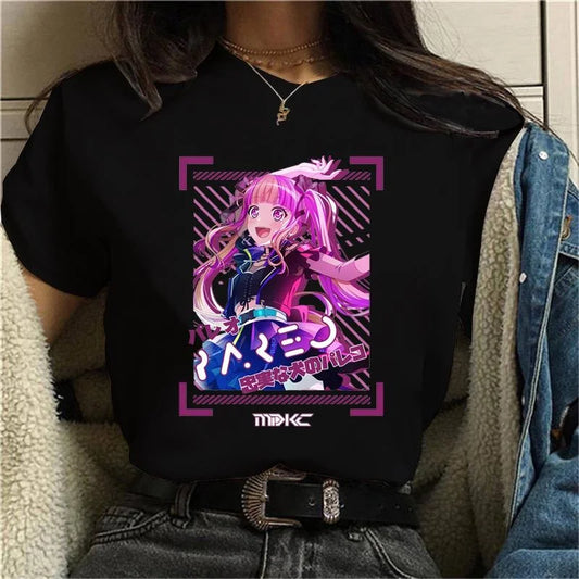 K-Pop Idol Anime Graphic Tee - Black / XXS - T-Shirts - Shirts & Tops - 5 - 2024