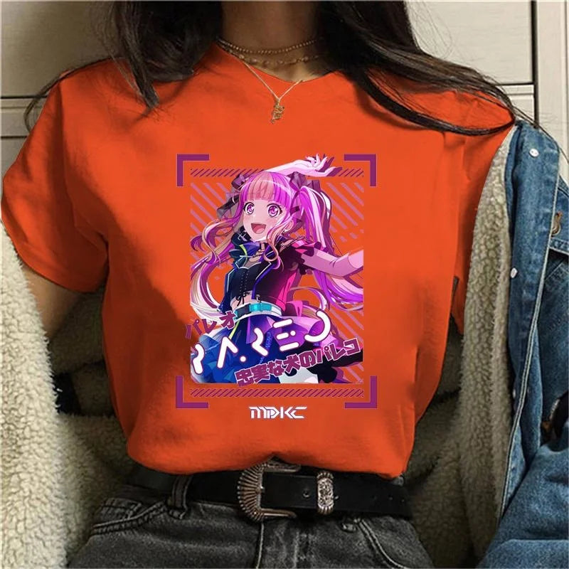 K-Pop Idol Anime Graphic Tee - Orange / 4XL - T-Shirts - Shirts & Tops - 6 - 2024