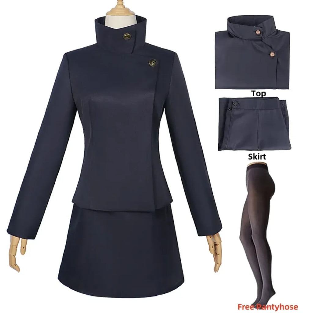 Ieiri Shoko Cosplay Outfit – Jujutsu Kaisen School Uniform Set - Anime - Cosplay - 8