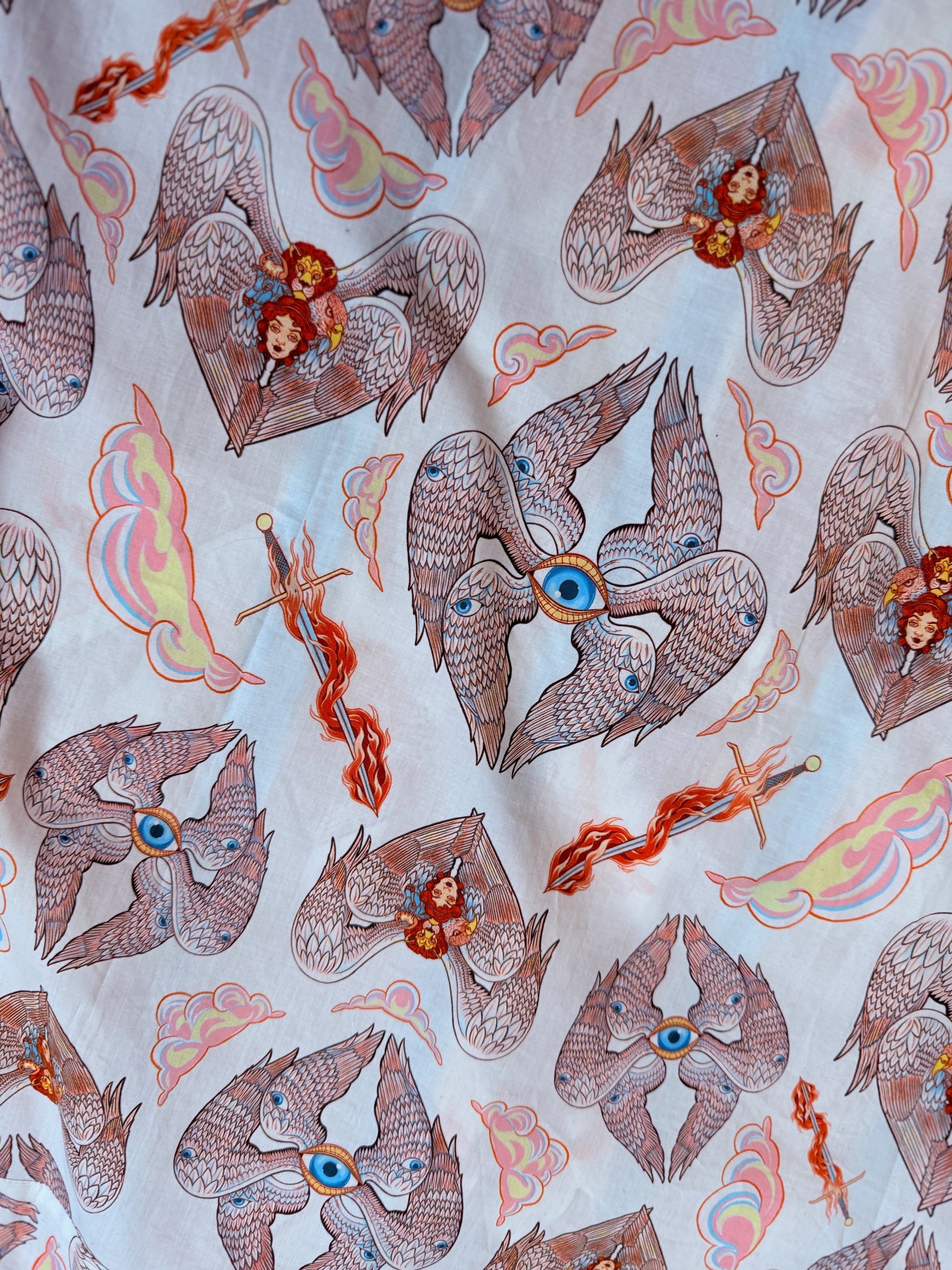 Men's Heavenly Bodies Oversized Cocktail Shirt