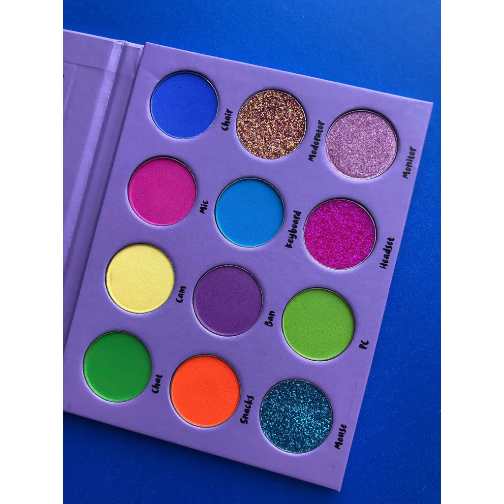 Streamer Vibes 12-Color Eyeshadow Palette - Harajuku Style - Cosmetics - 2