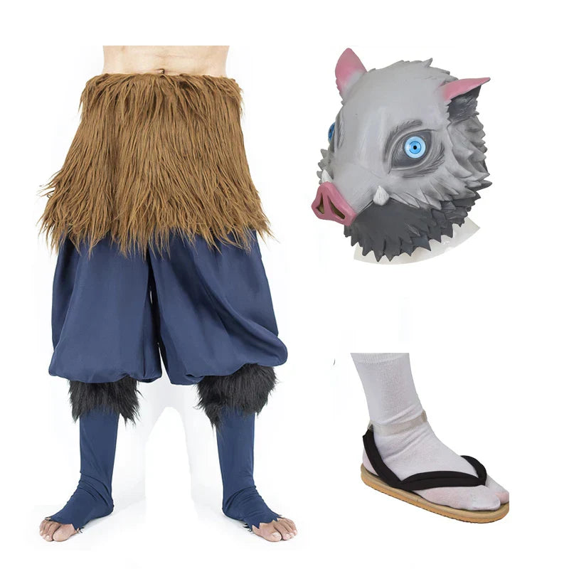 Inosuke Hashibira Cosplay Costume - Demon Slayer - Set 1 / S - Anime - Costumes - 1 - 2024