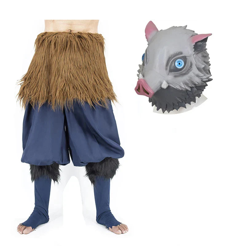 Inosuke Hashibira Cosplay Costume - Demon Slayer - Set 2 / S - Anime - Costumes - 7 - 2024