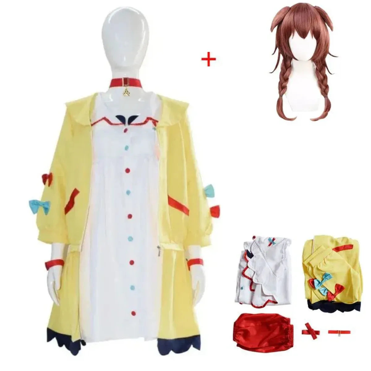 Inugami Korone VTuber Cosplay Dress Set - All Dresses - Cosplay - 9