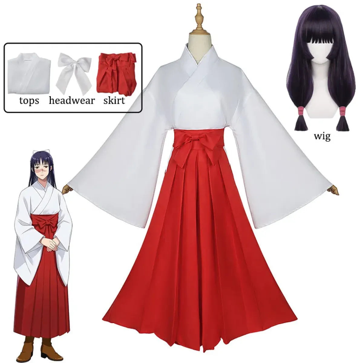 Iroi Utahime Jujutsu Kaisen Cosplay Kimono Set - Cosplay - 1