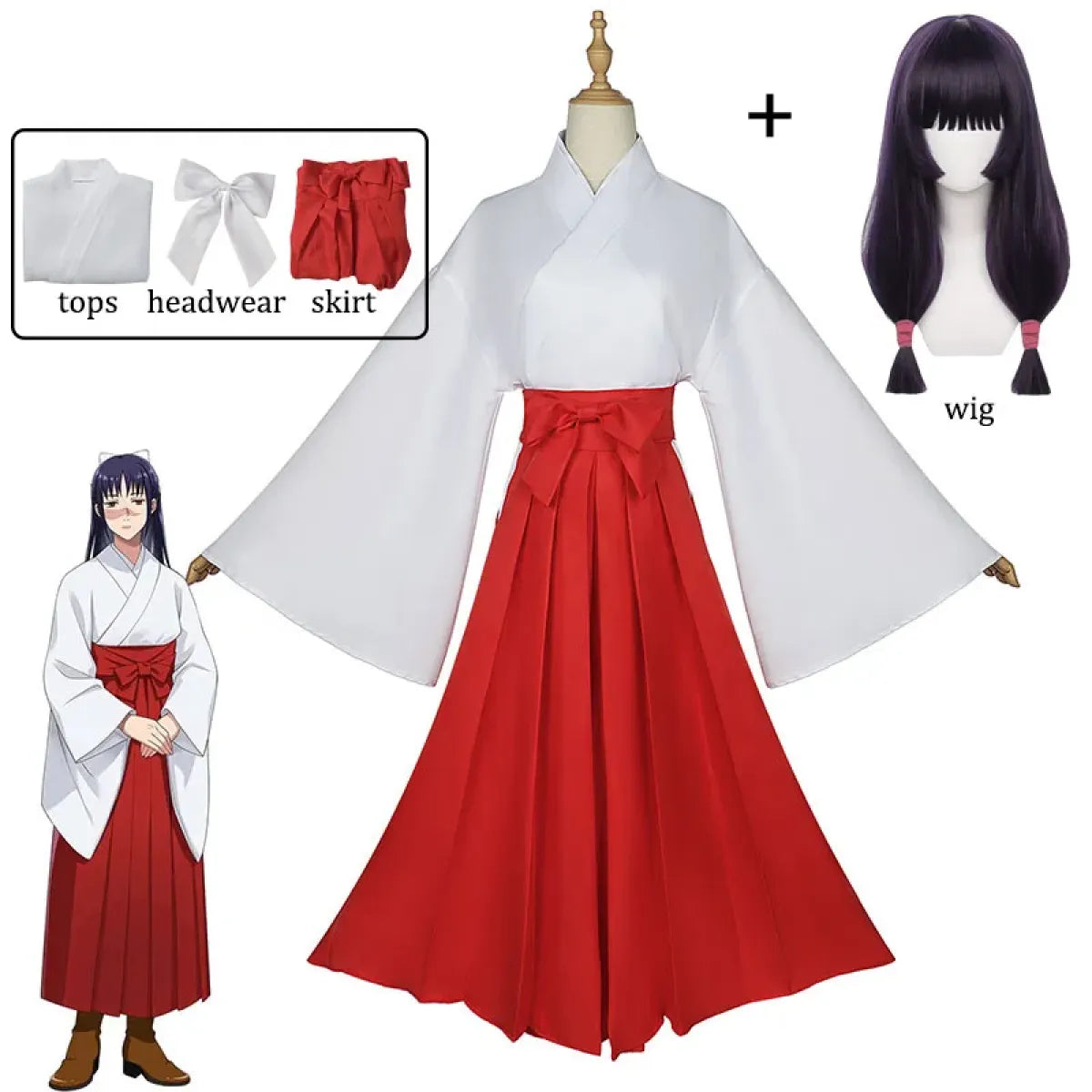 Iroi Utahime Jujutsu Kaisen Cosplay Kimono Set - Cosplay - 6
