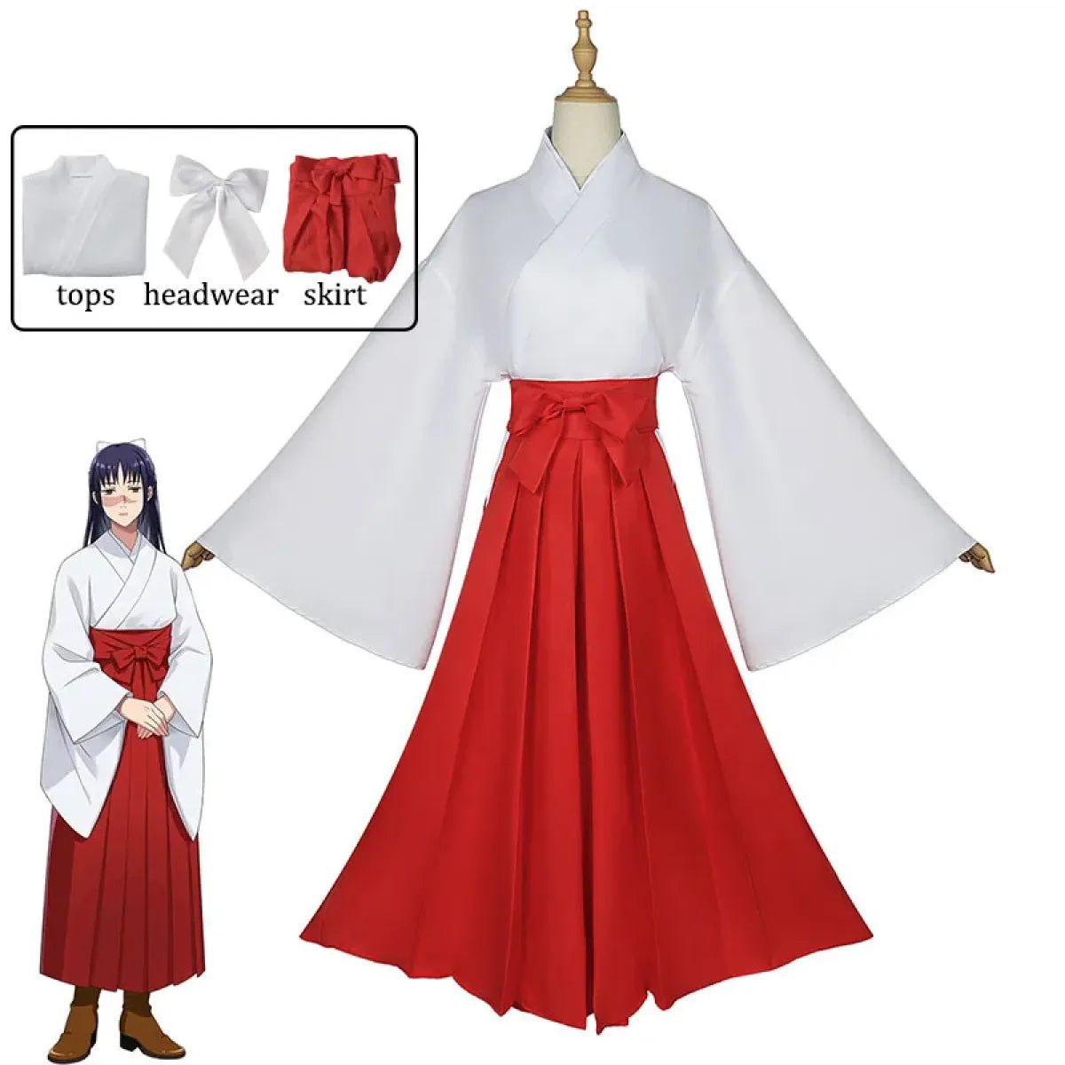 Iroi Utahime Jujutsu Kaisen Cosplay Kimono Set - Cosplay - 7