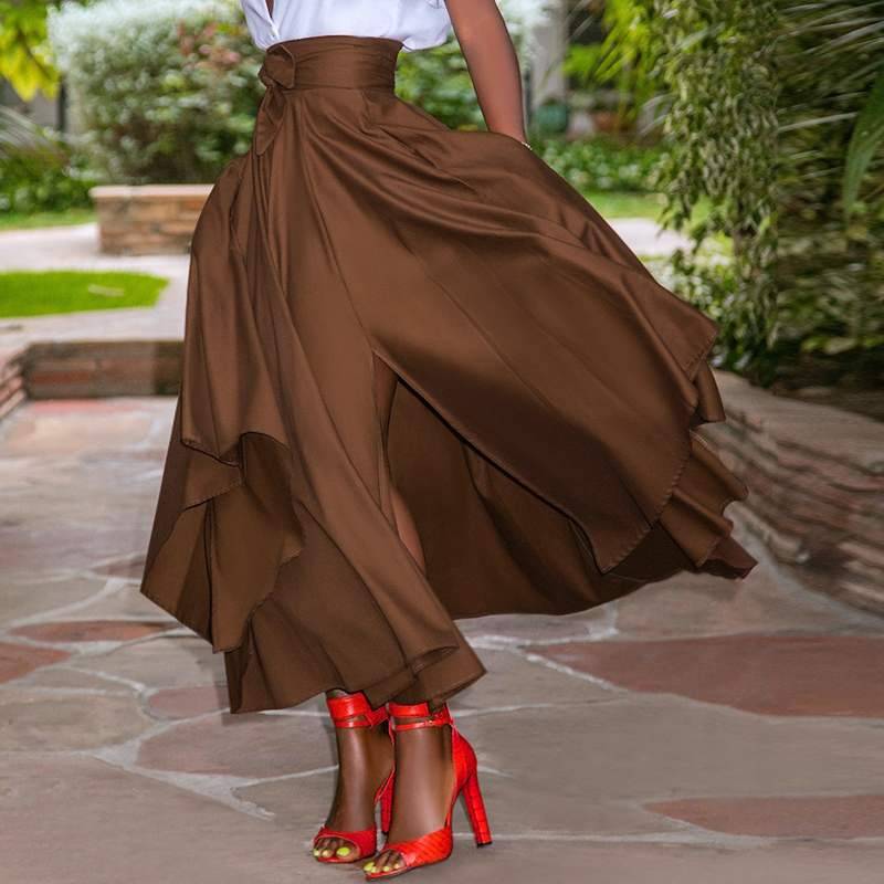 Irregular High Waist Skirt - Bottoms - Skirts - 10 - 2024