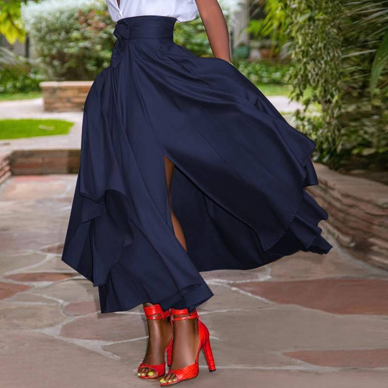 Irregular High Waist Skirt - Bottoms - Skirts - 6 - 2024