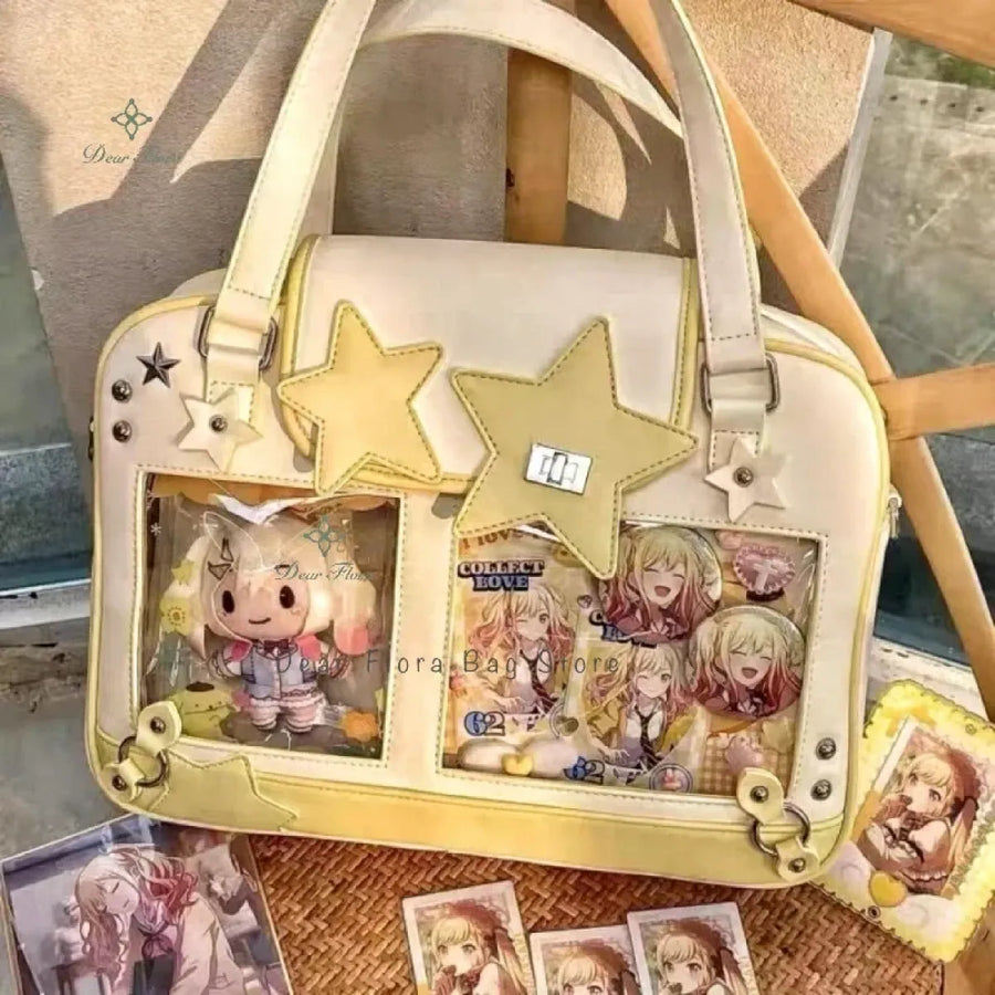 Y2K Star Ita Bag with Transparent Display Window - Accessories - Shoulder Bag - 1