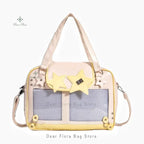 Y2K Star Ita Bag with Transparent Display Window - Crossbody Bags - Shoulder Bag - 11
