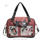 Y2K Star Ita Bag with Transparent Display Window - Crossbody Bags - Shoulder Bag - 13