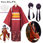 Izumi Kyouka Cosplay Costume – Bungou Stray Dogs Kimono with Wig - Cosplay - Cosplay - 1