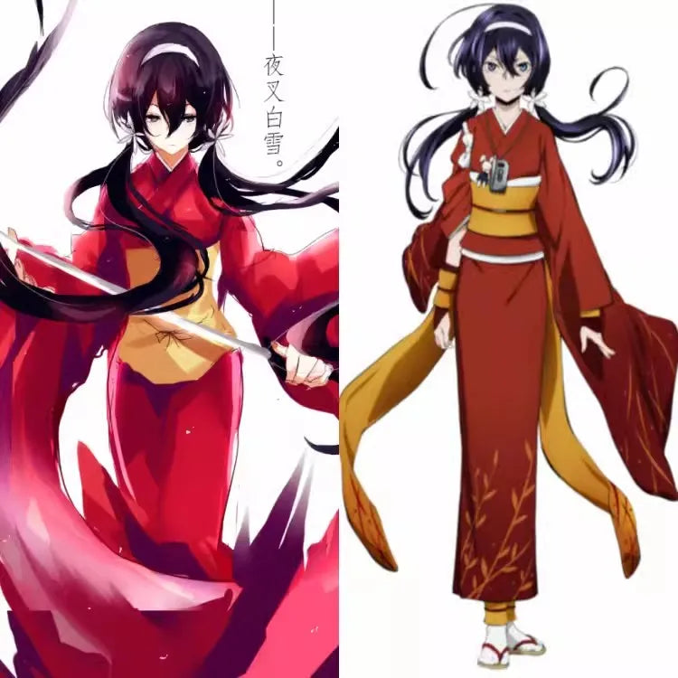 Izumi Kyouka Cosplay Costume – Bungou Stray Dogs Kimono with Wig - Cosplay - Costumes - 2024 - 7 - Worldwide Shipping