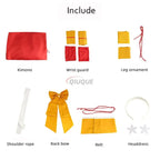 Izumi Kyouka Kimono Cosplay Set – BSD Anime Costume - Anime - Cosplay Outfit - 5