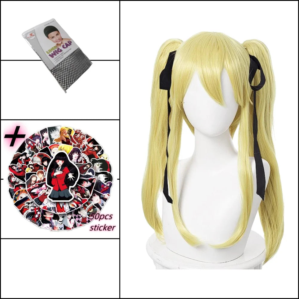 Jabami Yumeko Cosplay Costume - Kakegurui Uniform Wig Full Set - A4 / S / CHINA | anime - Anime - Costumes - 10 - 2024