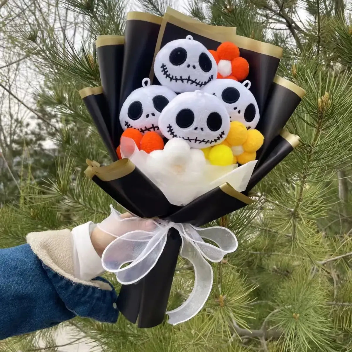 Jack Skellington Plush Bouquet – Gothic Kawaii Gift - Plushies - Plush / Plushie - 5