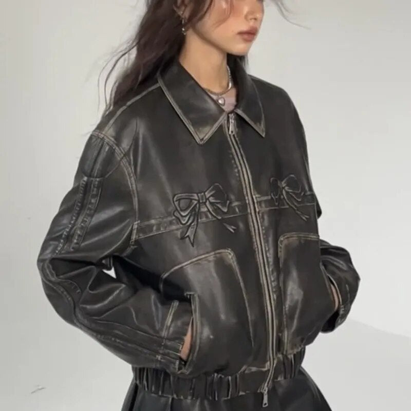 Babydoll Pleather Moto Jacket - Black / S - Jackets & Coats - Clothing - 8 - 2024