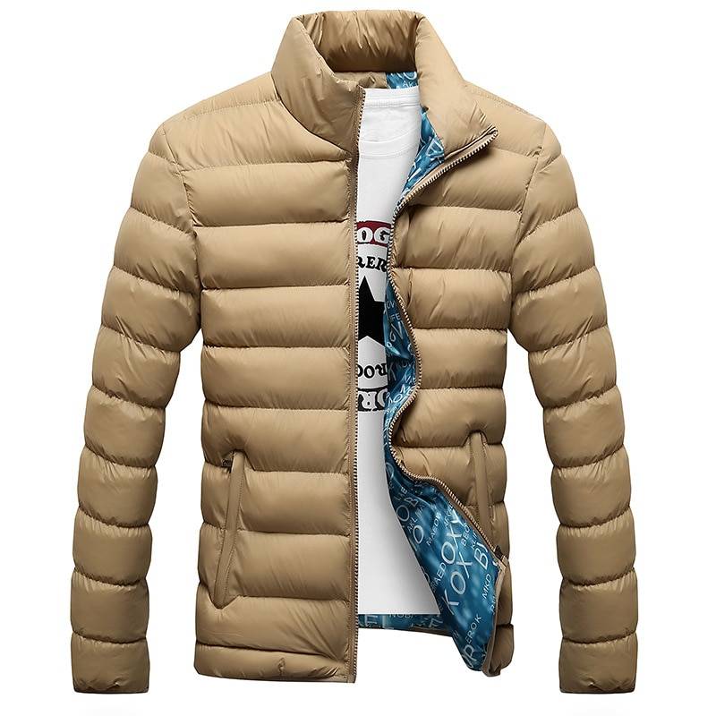 Winter Thickened Men’s Jacket - Khaki / No Value - Jackets & Coats - Coats & Jackets - 15 - 2024
