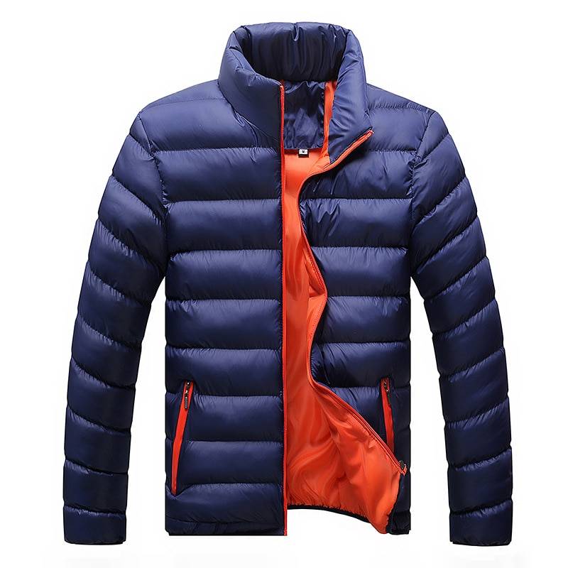 Winter Thickened Men’s Jacket - Orange / No Value - Jackets & Coats - Coats & Jackets - 14 - 2024