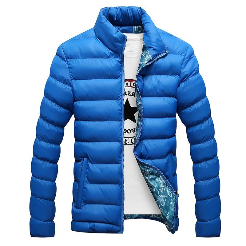 Winter Thickened Men’s Jacket - Blue / No Value - Jackets & Coats - Coats & Jackets - 12 - 2024
