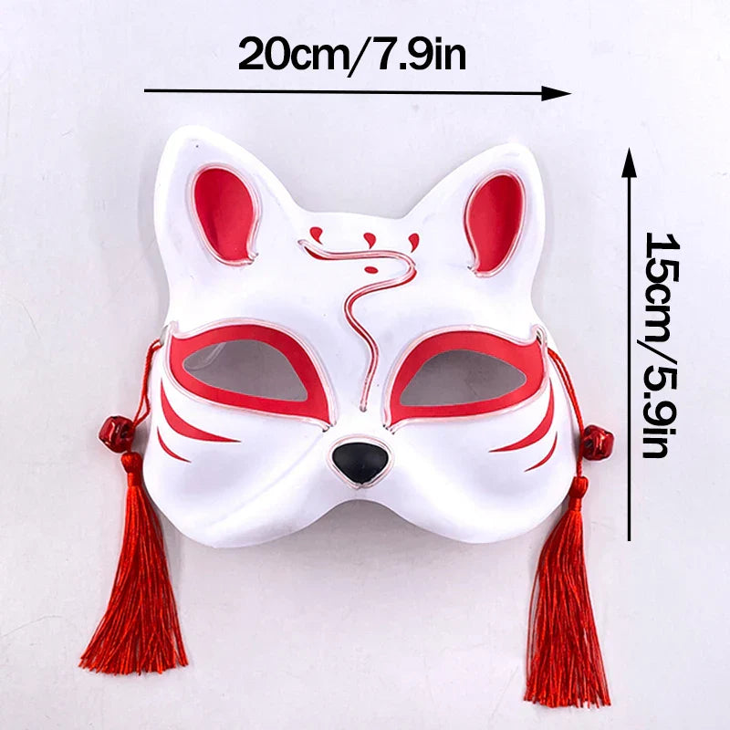 Luminous LED Japanese Fox Mask - All Products - Masks - 3 - 2024